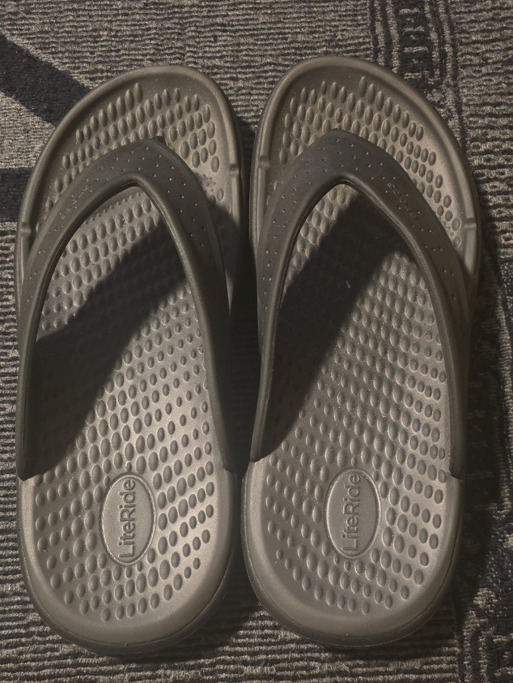Men's Black Comfort Flip Flops Crocs